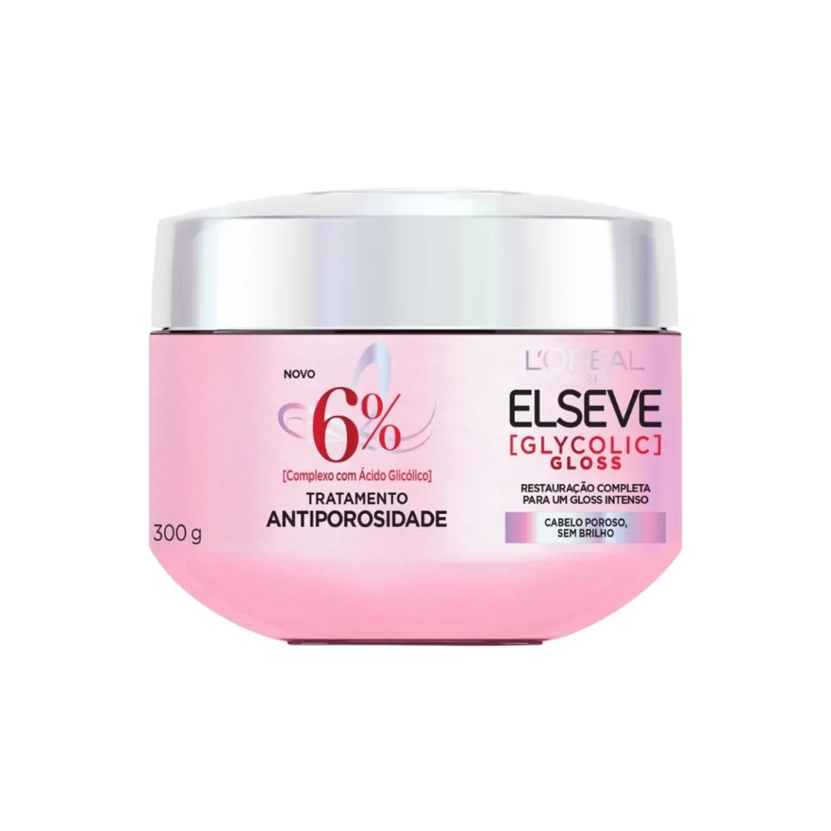 Loreal Paris Elseve - Creme De Tratamento Glycolic Gloss 300g - Imagem 1