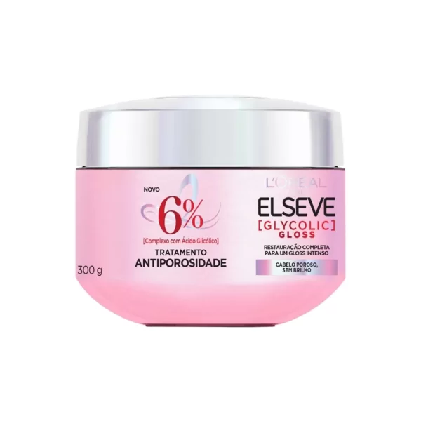 Loreal Paris Elseve - Creme De Tratamento Glycolic Gloss 300g