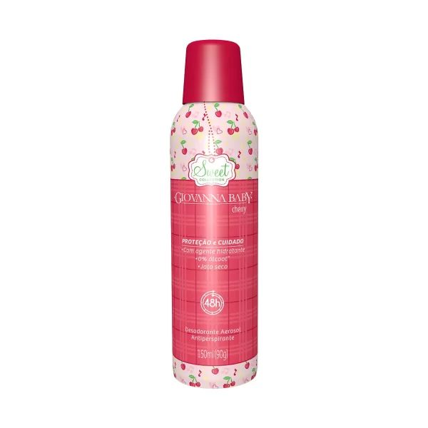 Desodorante Aerosol Giovanna Baby Cherry 150ml