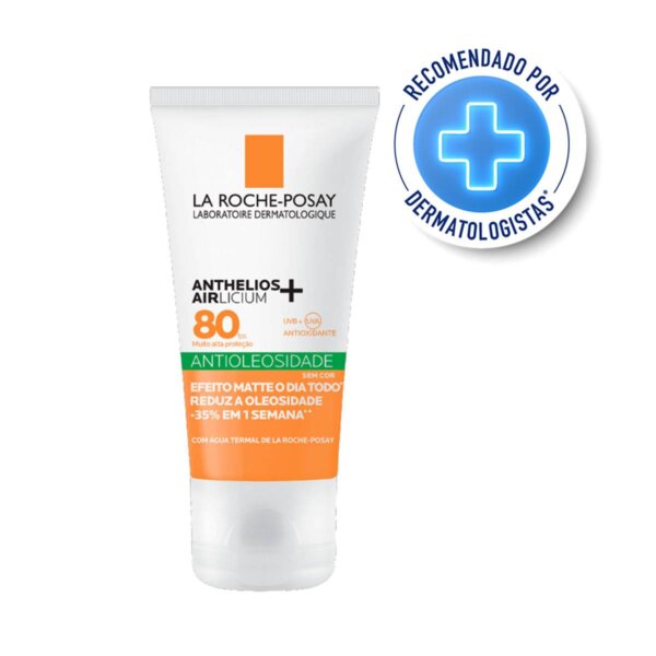 La Roche-Posay - Protetor Solar Antioliosidade e sem Cor 80FPS