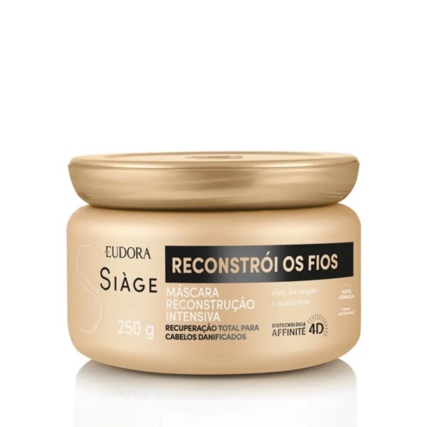 Eudora - Siage Máscara Capilar Reconstrói Os Fios 250g