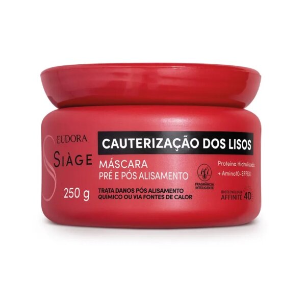 Eudora - Siage Máscara Capilar Cauterização dos Lisos 250g