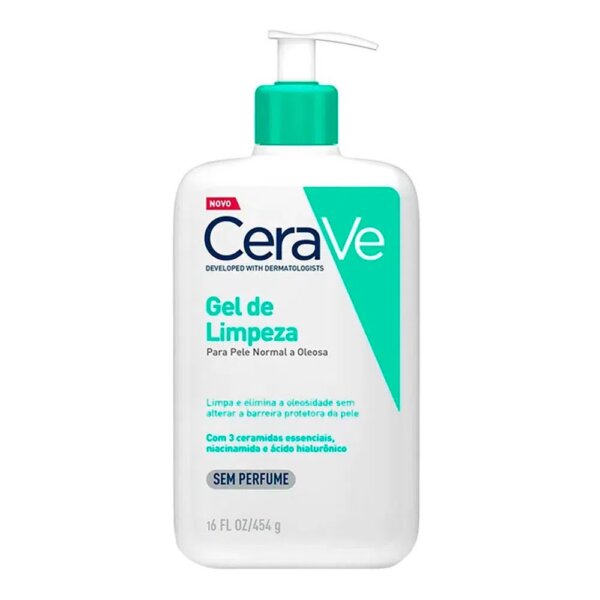 CeraVe - Gel de Limpeza Pele Oleosa 454g