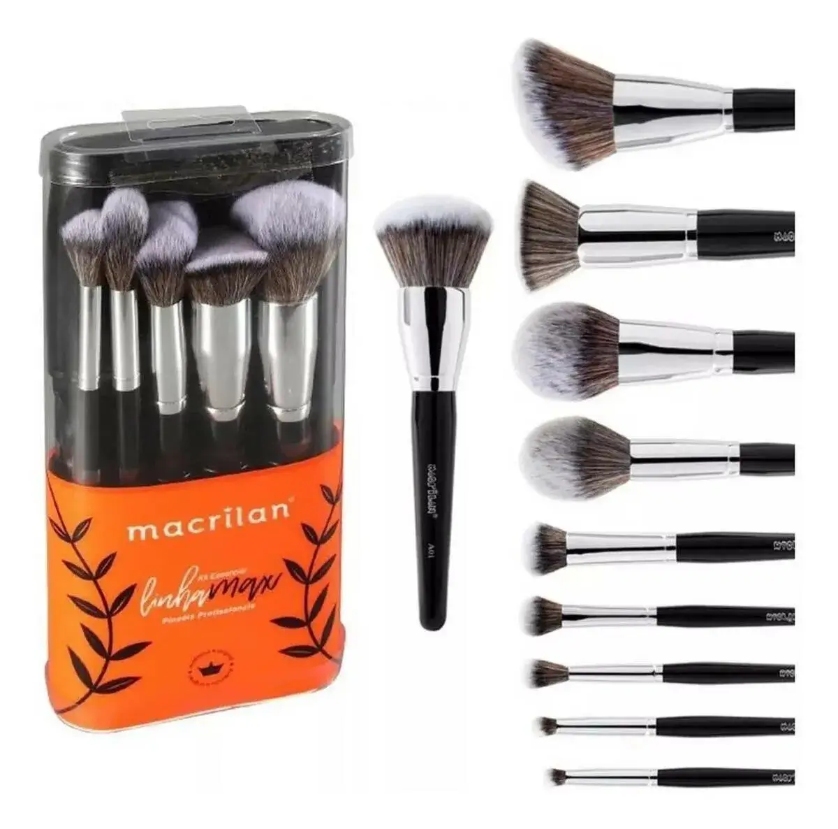 Macrilan - Kit Essencial linha Max A100 - Pincéis Profissionais - Imagem 3