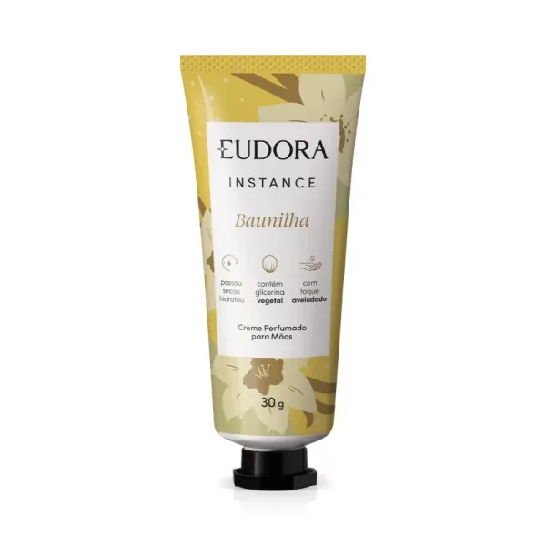 Eudora - Creme Perfumado para Mãos Instance Baunilha 30ml