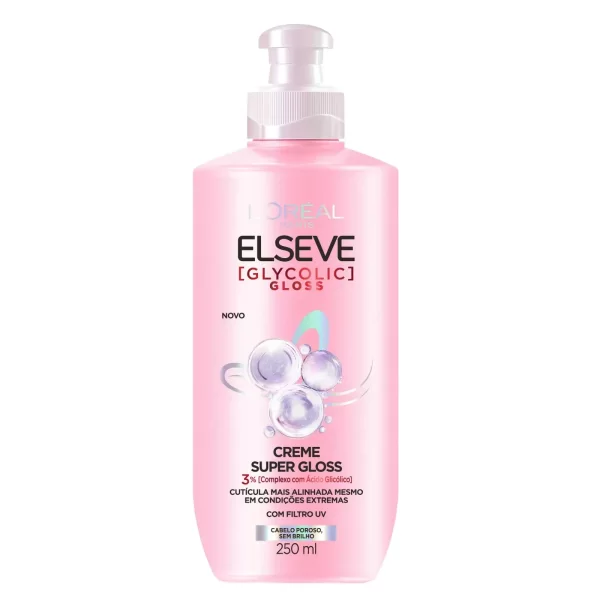 Loreal Paris Elseve - Creme Para Pentear Glycolic Gloss 250ml