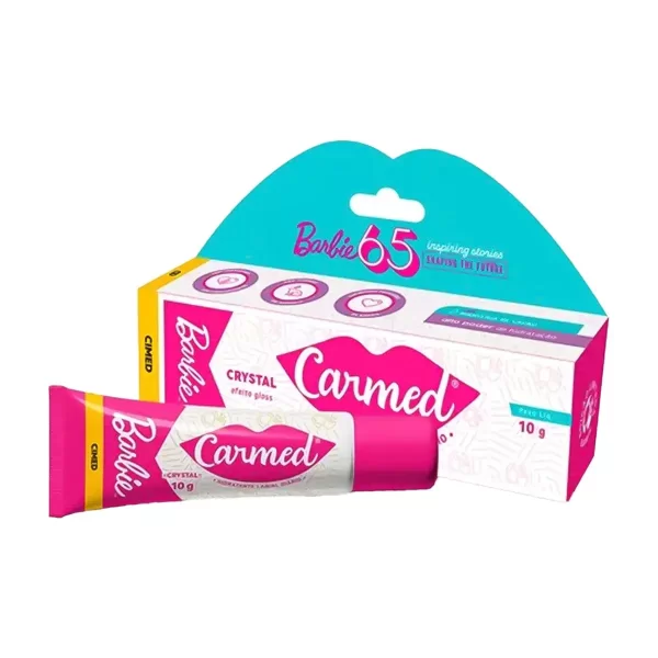 Carmed - Hidratante Labial Barbie Crystal 10g