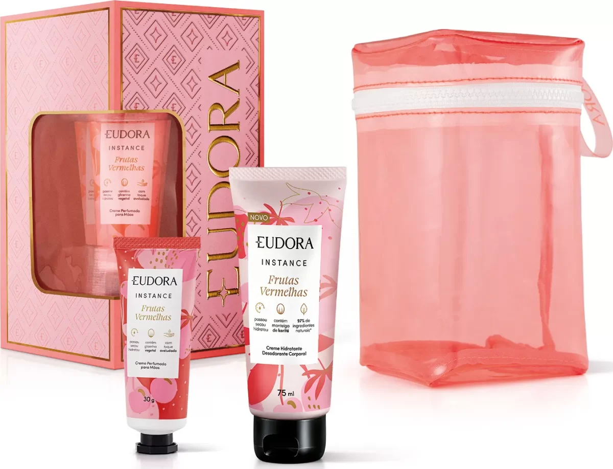 Eudora - Kit Presente Instance Frutas Vermelhas (3 itens) - Imagem 1