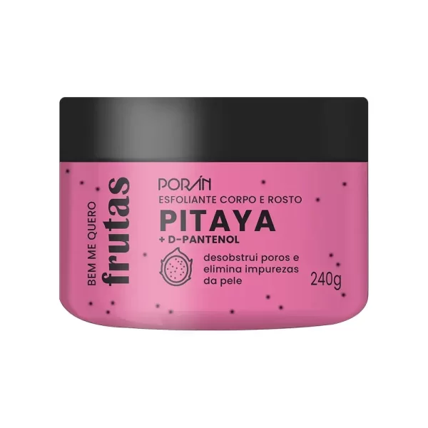 Poran Cosmeticos - Esfoliante Pitaya Corpo e Rosto 240g