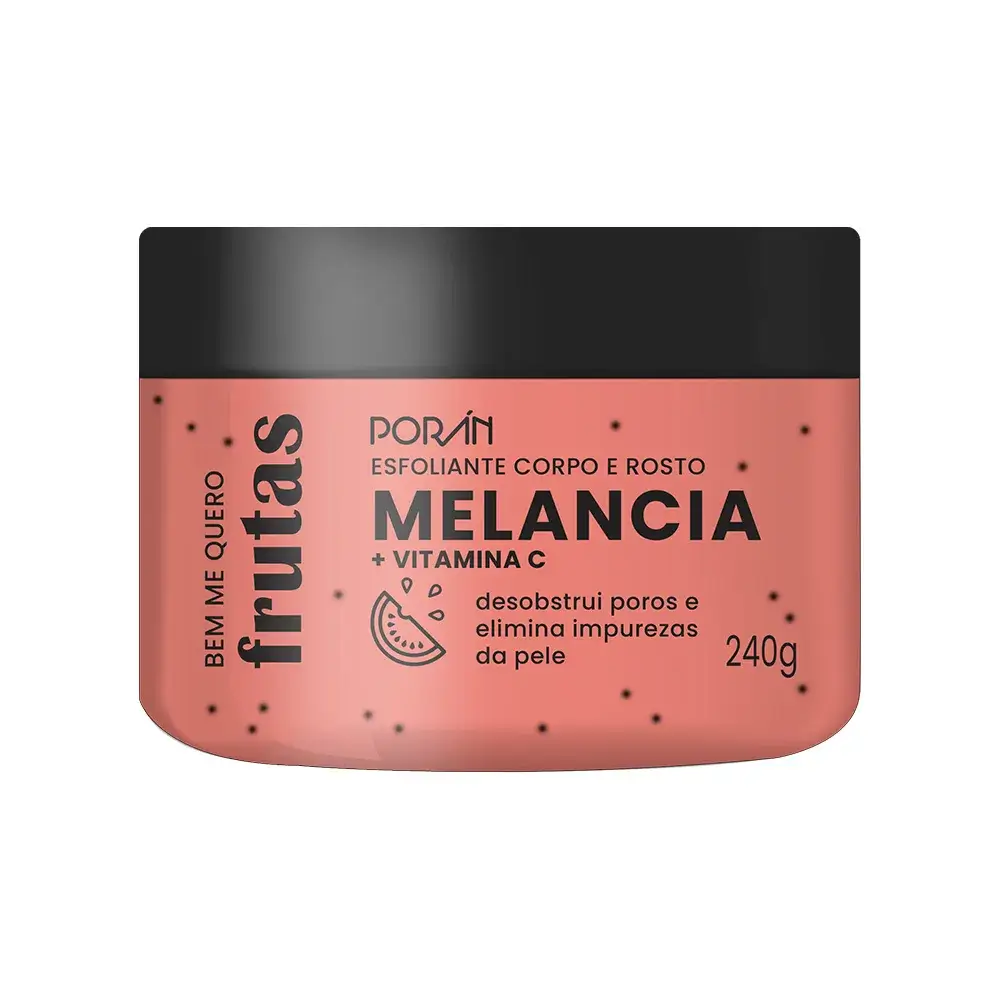 Poran Cosmeticos - Esfoliante Melancia Corpo e Rosto 240g - Imagem 1