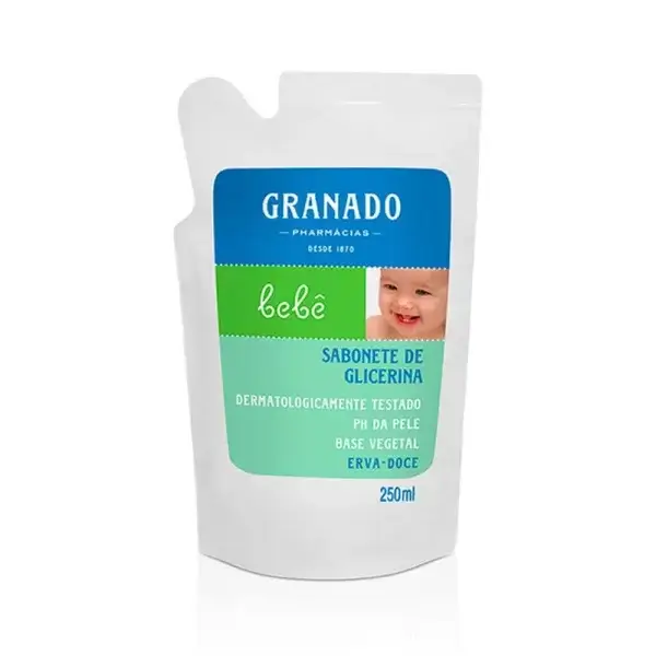 Granado - Refil Sabonete Líquido de Glicerina Bebê - Erva Doce