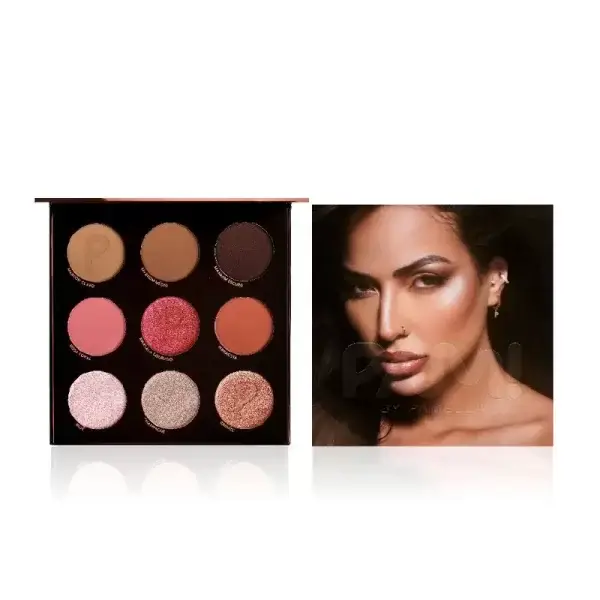 Pam by Pamella - Paleta Multifuncional 9 Cores - Contorno + Blush + Iluminador