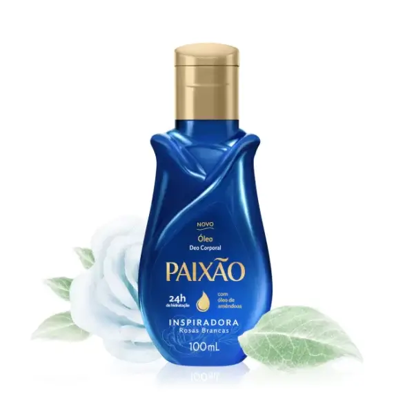 Paixão - Oleo Corporal - Inspiradora Rosas Brancas 100ml