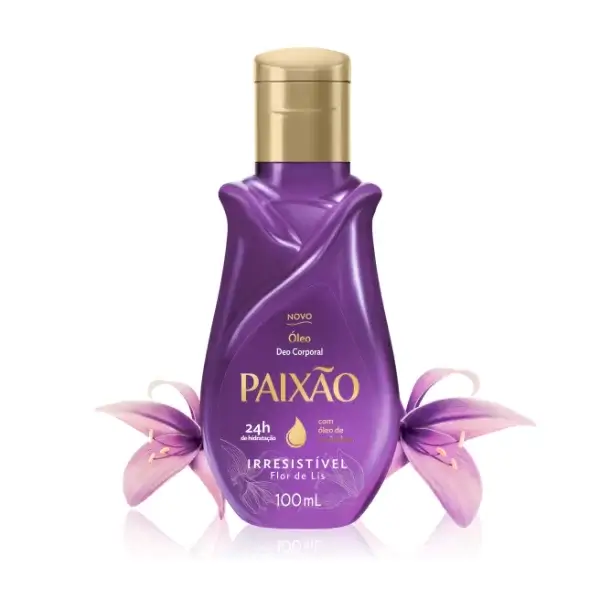 Paixão - Oleo Corporal - Irresistível Flor de Lis 100ml