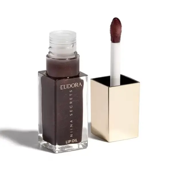 Eudora - Lip Oil Eudora Shine Flowers Rosa Negra Niina Secrets 7ml