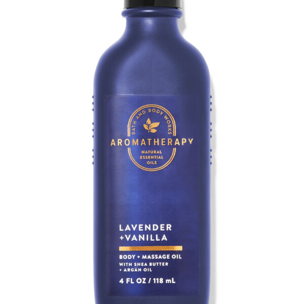 BBW Aromatherapy - Lavender Vanilla - Massage Oil 118ml