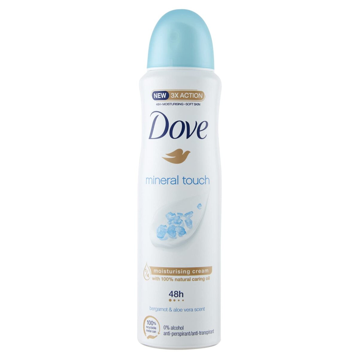 Dove - Desodorante Mineral Touch 150ml - Imagem 1