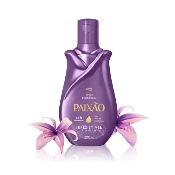 Paixão - Loção Hidratante - Irresistível Flor De Lis 200ml
