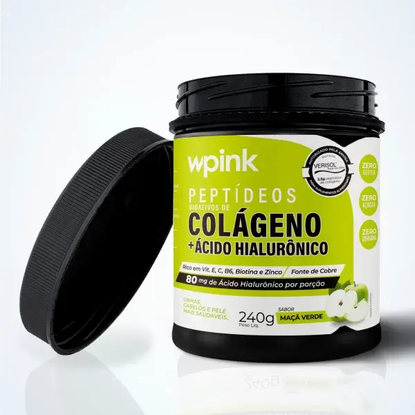 WPink - Colágeno de Maçã Verde 240g