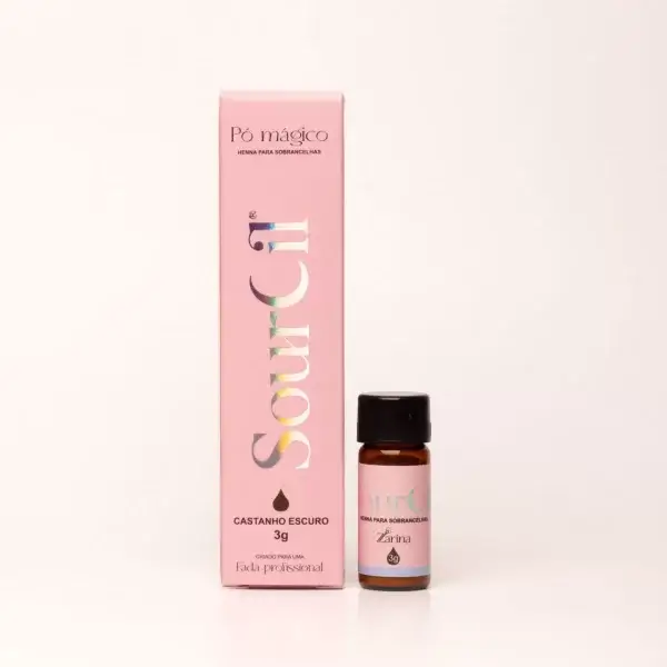 Sour Cil - Henna Para Sombrancelha - Castanho Escuro 3g