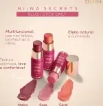Eudora - Blush Niina Secrets Stick Daily Rosa 5g - Imagem 2