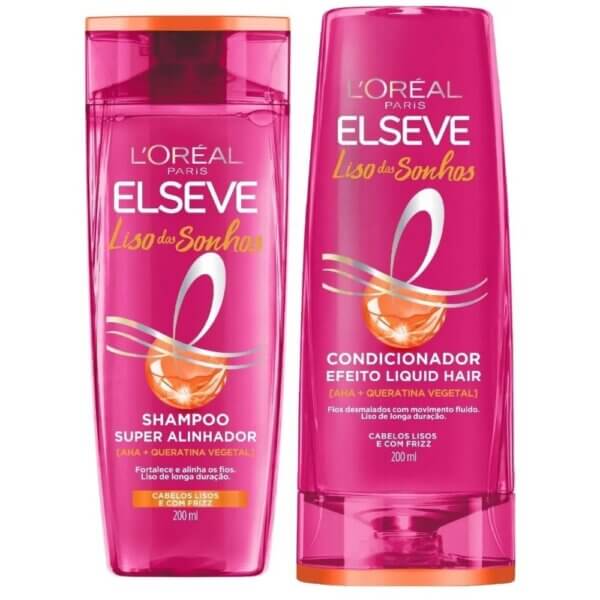 Elseve - Kit Liso dos Sonhos Shampoo + Condicionador 200ml