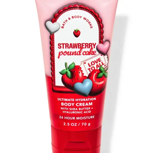 BBW - Strawberry Pound Cake Body Cream Mini  70g