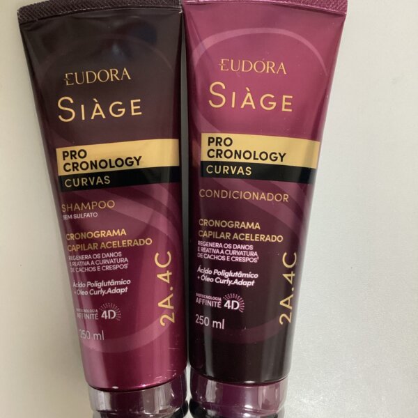 Eudora Siàge Pro Cronology Curvas : Shampoo 250ml + Condicionador 200ml