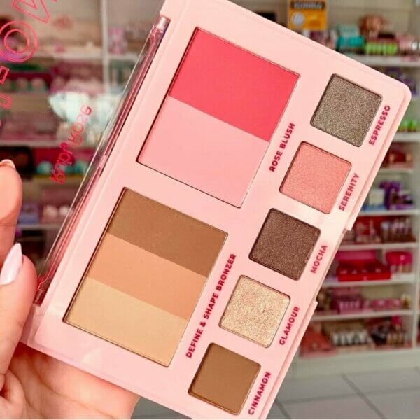 Ruby Rose - All in One Paleta de Bronzer, Blush e Sombra 21,58g