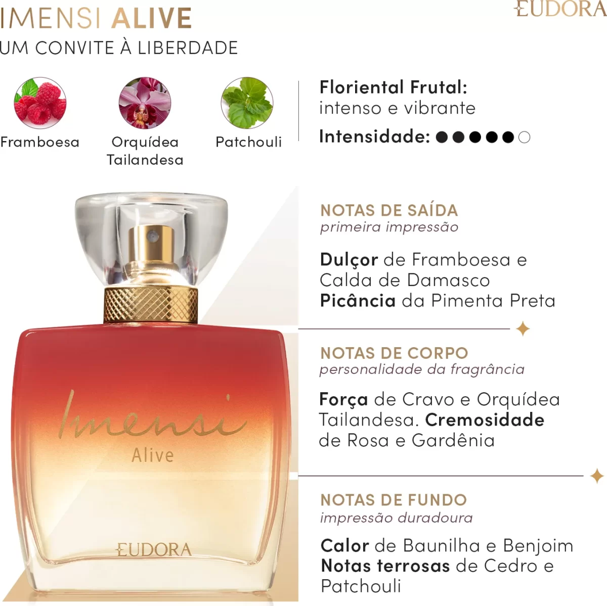 Eudora - Imensi Alive Desodorante Colônia 100ml - Imagem 2
