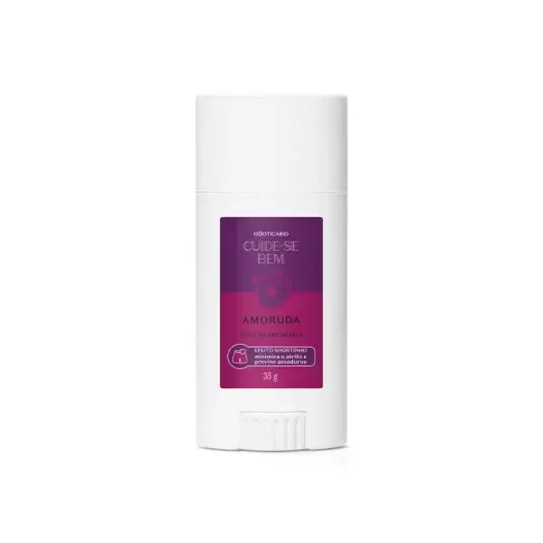 O Boticario - Bastão Anti-Atrito Cuide-se Bem Amoruda 35g
