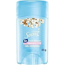 Secret - Desodorante Gel Invisible Algodão 45g