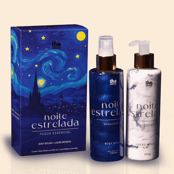 ThaBeauty - Kit Noite Estrelada: Body Splash + Loção Bifásica