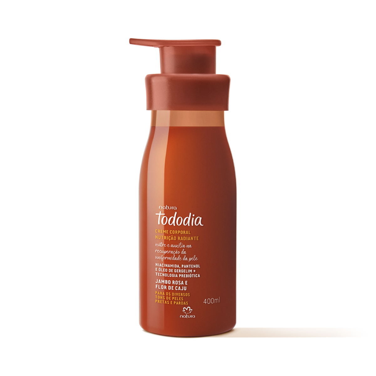 NATBRA-172097_1 Natura - Hidratante Corporal Todo Dia Jambo Rosa e Flor de Caju 400ml - Imagem 1