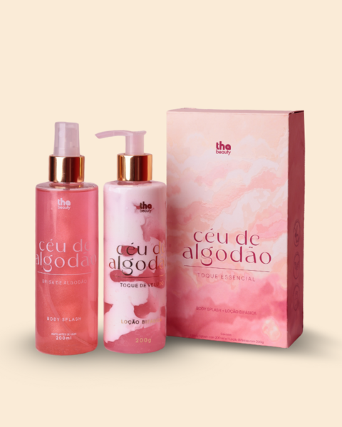 ThaBeauty - Kit Ceu de Algodão: Body Splash + Loção Bifásica