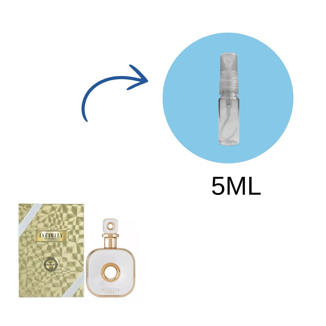 infinity decante Decante - Armaf Infinity Gold Eau De Parfum 5ml - Imagem 1