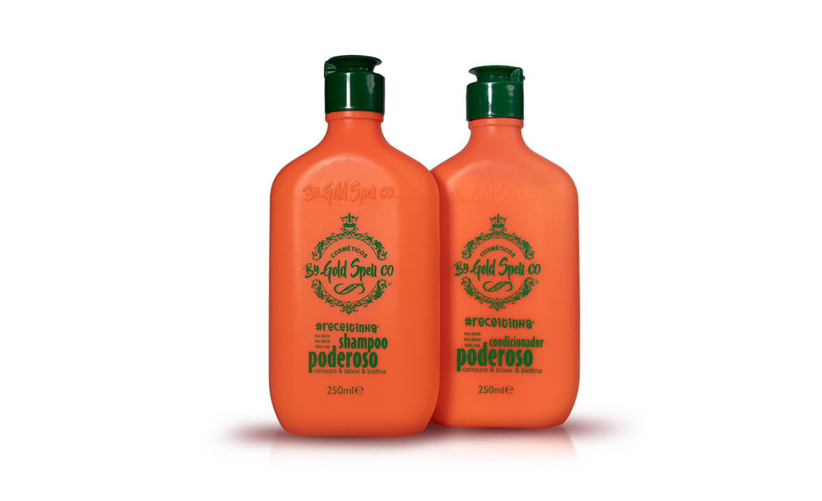 shampoo-e-condicionador-poderoso-gold-spell Gold Spell - Kit Shampoo e Condicionador 250ml - Imagem 1