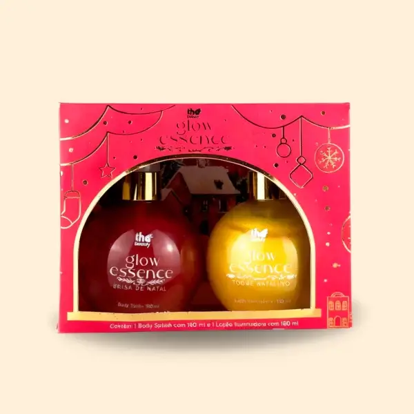 Thabeauty - Kit Glow Essence: Body Splash + Loção Iluminadora