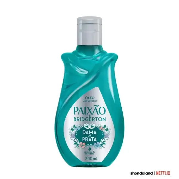 Paixão - Óleo Corporal Paixão & Bridgerton Dama de Prata com Ação Desodorante 200ml