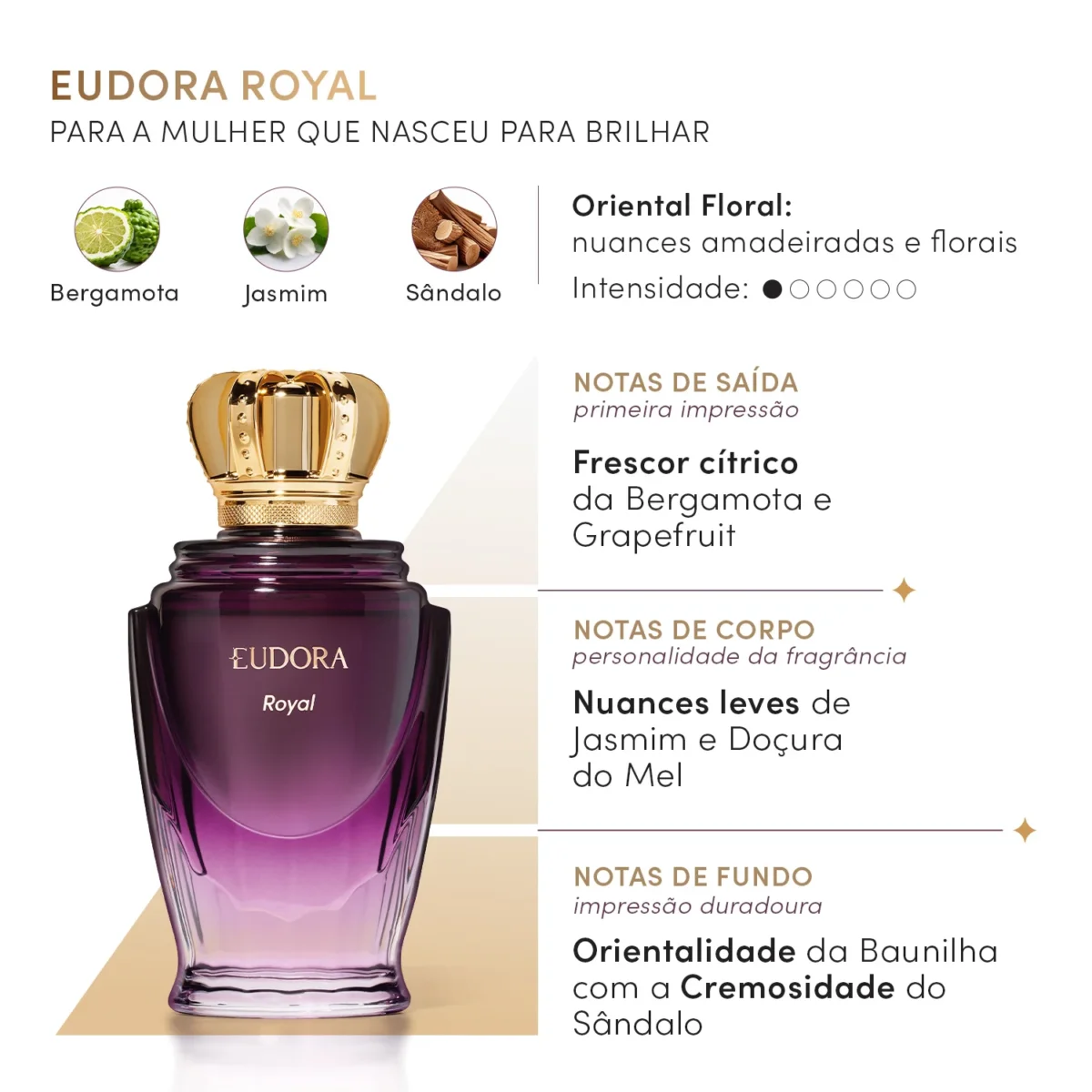 Eudora - Royal Colônia Feminino 100ml - Imagem 3