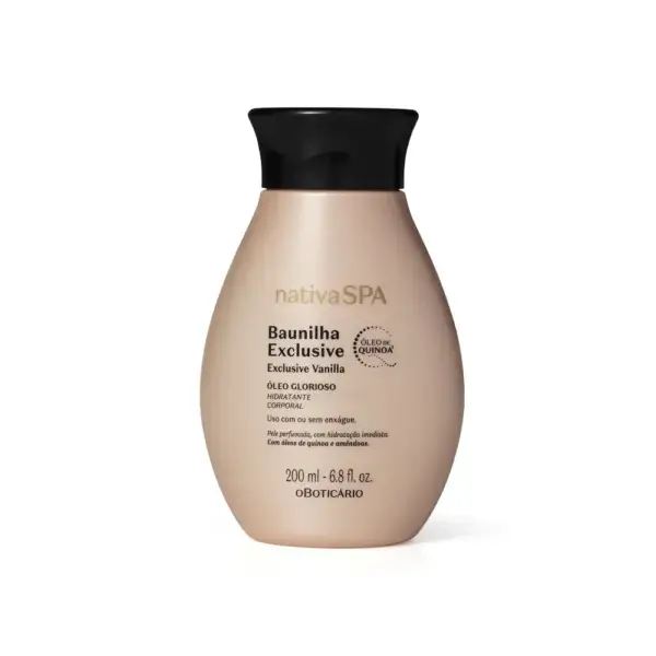 O Boticário - Óleo Glorioso Baunilha Exclusiva 200ml