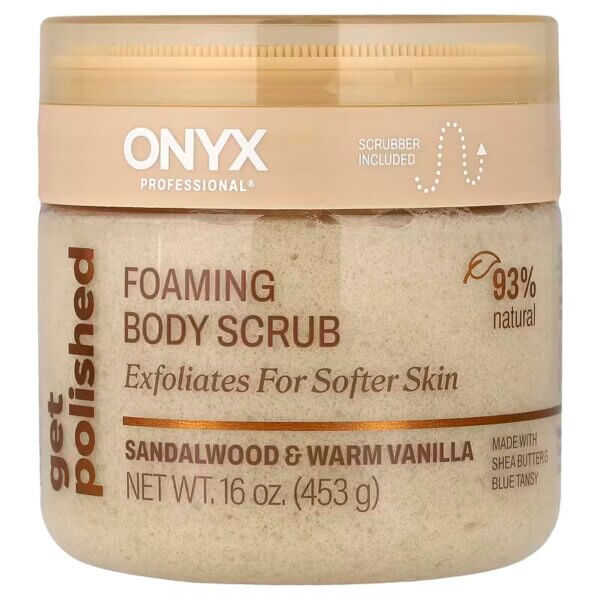 Onyx - Esfoliante Corporal Sândalo e Baunilha 453g