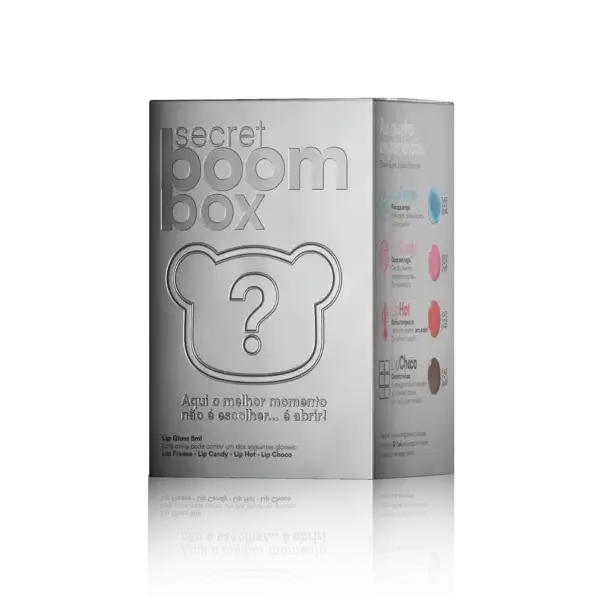 Mboom - Secret Boom Box Gloss + Bommie + Chaveiro