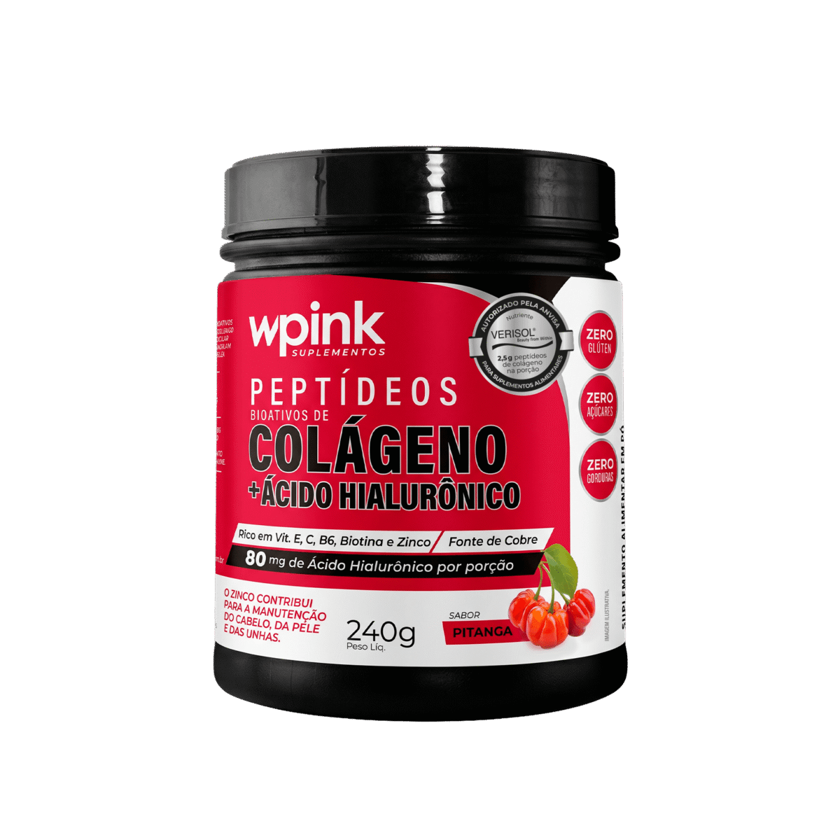 WPink - Colágeno de Pitanga 240g - Imagem 1