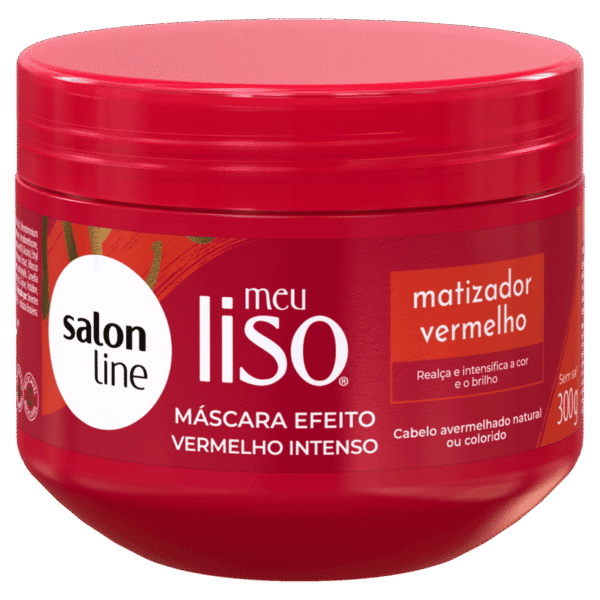 Salon Line - Meu Liso Máscara Efeito Vermelho Intenso 300g