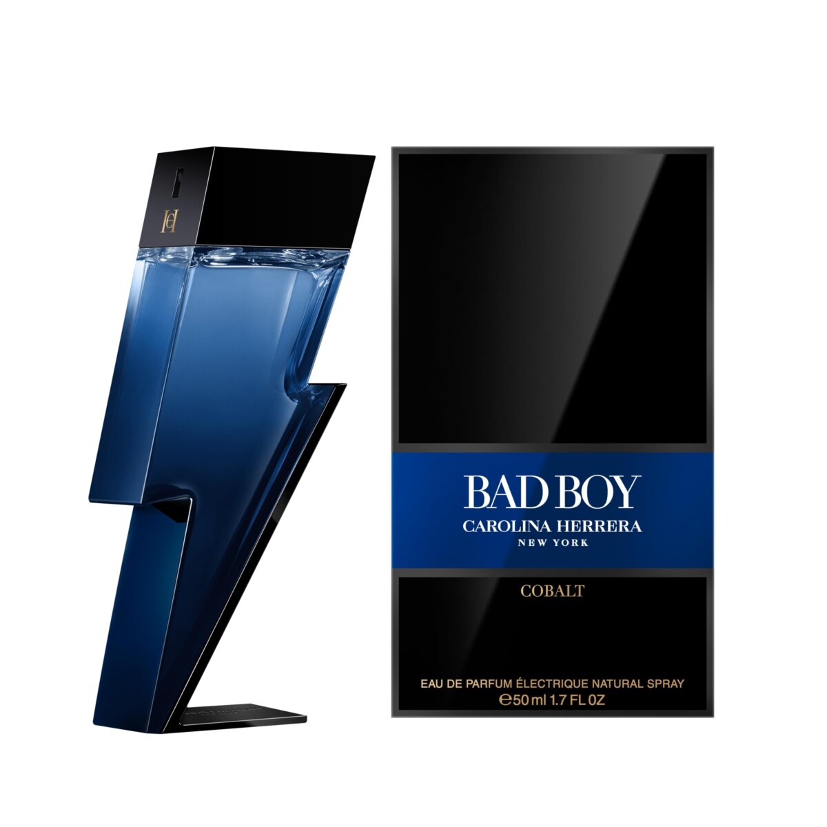 Carolina Herrera - Bad Boy Cobalt Perfume Masculino Eau de Parfum 50ml - Imagem 1