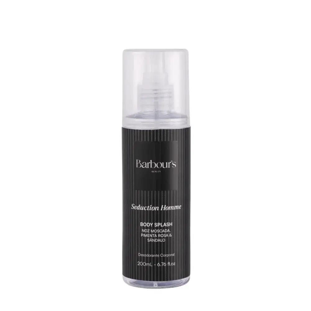 Body_Splash_Seduction_Homme_Desodorante_Colonia_200ml Babours - Body Splash Seduction Homme Desodorante Colônia 200ml - Imagem 1