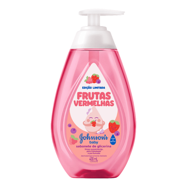 Johnson’s Baby - Sabonete De Glicerina Frutas Vermelhas 200ml
